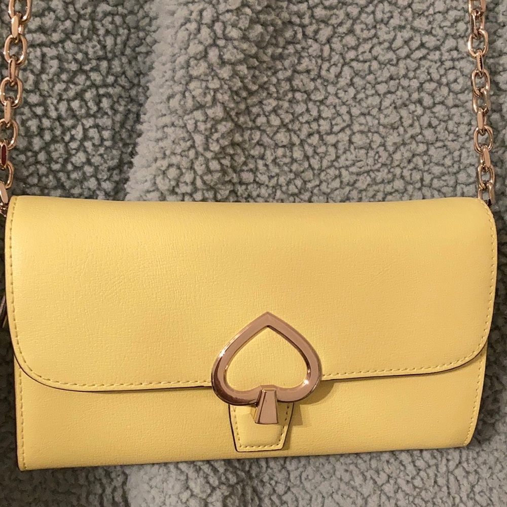 Kate spade small flap chain purse